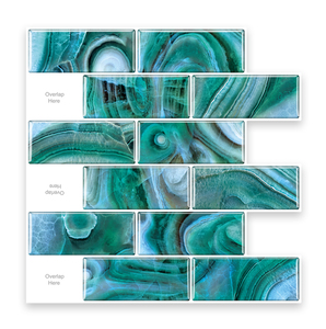 Jorunns 3D sottopentro autoadesiva <span class=keywords><strong>mattonelle</strong></span> da parete Backsplash adesivi impermeabili bagni carta <span class=keywords><strong>copri</strong></span> muro buccia e Stick piastrelle - Product Image 1