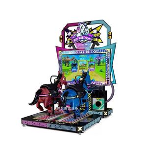 Modèle de course de chevaux double, machine de course colorée, machine de jeu dynamique pour salle d'attractions, ensembles de machines d'équitation - Product Image 5