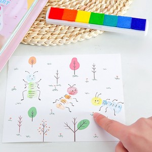 Livres <span class=keywords><strong>de</strong></span> peinture au doigt DIY 2026 pour enfants, tampons d'<span class=keywords><strong>encre</strong></span> à colorier en anglais, livre <span class=keywords><strong>de</strong></span> gribouillage pour enfants, jouets d'éveil éducatif - Product Image 4