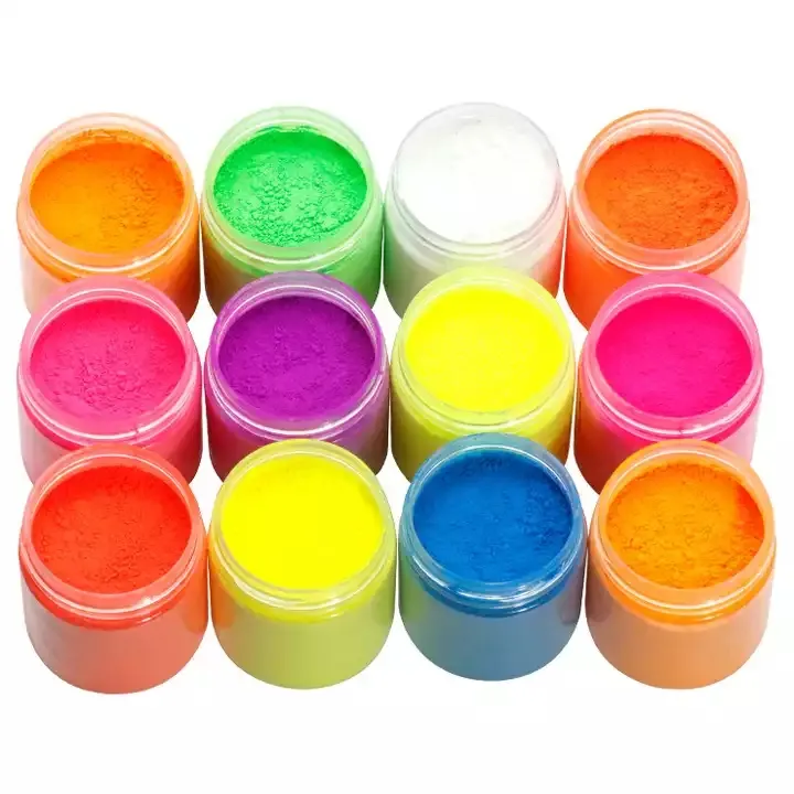 Multi-Colored Fluorescent Pigmentss Color Neon Pigments for Wax Candle Making