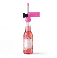 Rosa Neuheiten Trink-Schnorchel-Spiel Bier-Spiele Trink-Timer Bier-Schnorchel für Bar-Partys Trink-Timer-Gerät für Getränke