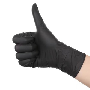Vente en gros de gants de nettoyage jetables composites en nitrile <span class=keywords><strong>noir</strong></span> épaissi durables beauté restauration ménage protection de qualité <span class=keywords><strong>alimentaire</strong></span> - Product Image 3
