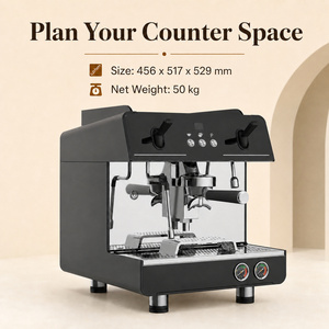 Máquina de Espresso Semiautomática de 2400 W con Caldera de Cobre de 6.6 L para Cafeterías y Restaurantes, Caldera de Gran Capacidad de 3.5 L - Product Image 6