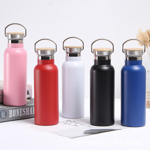 OEM/ODM 2 Days Delivery 500ml 750ml Plain Camp Double Wall Stainless Steel White Blank <b>Coffee</b> Mug Handle Lid Vacuum Insulated - Product Image 1