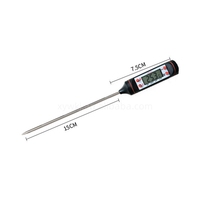 Termometer Dapur Digital TP101, Pengukur Suhu Minyak Dapur, Probe Makanan, Termometer Daging, Termometer BBQ