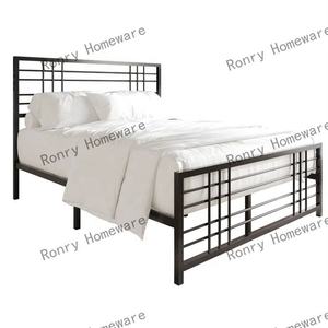 Cadre de lit en métal Dortoir Lit mezzanine solide et bon marché pour adultes Lit de jardinière en métal corten extra large en acier - Product Image 4