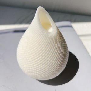 Vela de silicona con diseño de gota de agua, molde decorativo moderno de dos diseños geométricos redondos a rayas, espiral de remolino, cera de soja - Product Image 6