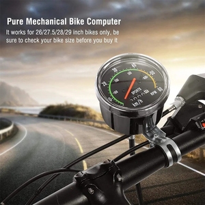 Bicycle Waterproof RPM <strong>Speedometer</strong> Analog Mechanical Odometer Milometer <strong>Cycling</strong> Watch for 26/28/29/27.5 Inch Mountain Road Bike - Product Image 4