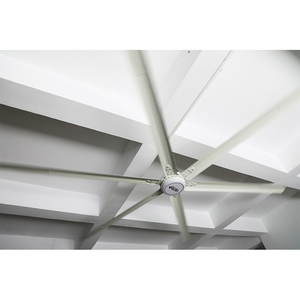 Ventilateur de plafond industriel HVLS 800W avec 6 grandes pales et télécommande pour le refroidissement des structures métalliques dans les ateliers, les entrepôts, etc. - Product Image 2