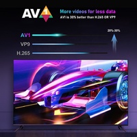 Venta al por Mayor H96 MAX Quad Core STB 4K Streaming Internet Ott Premium Smart Android Set Top TV Box Europa Alemania 12 Meses de Garantía