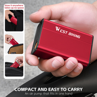 Pompe à air électrique portable WEST BIKING pour VTT et vélo de route, nouveau design, usage domestique, pompe à air haute pression