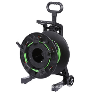 Support de rangement portable pour bobine de câble, rond en plastique, 50x40x30cm, pour fil électrique, usage garage, type sur pied, simple niveau - Product Image 4
