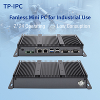 PC sans ventilateur, processeur J1900, boîtier sans ventilateur intégré, mini PC pour l'automatisation des équipements industriels