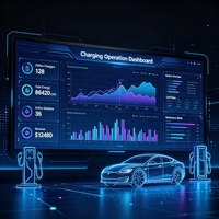 Plateforme Cloud CMS Professionnelle pour Système de Gestion de Recharge de Véhicules Électriques OCPP 1.6J 2.0.1 avec Application White Label pour Réseaux de Stations AC/DC