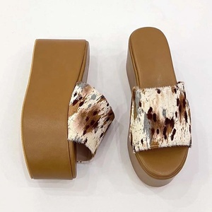 Scarpe Moda Cross-Border Personalizzate dal Produttore, Ultra-Resistenti in Crine <span class=keywords><strong>di</strong></span> <span class=keywords><strong>Cavallo</strong></span>, per Esterni, Ciabatte e Sandali, Marrone, Taglia Grande, Suola Spessa - Product Image 2