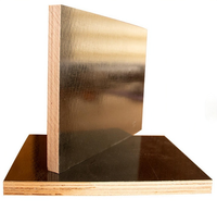 Contreplaqué filmé noir de 18 mm pour coffrage en béton, contreplaqué de coffrage 1220x2440 mm pour la construction de bâtiments de grande hauteur