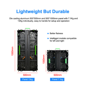 Écran LED sans cadre pour affichage <span class=keywords><strong>vidéo</strong></span> mural de haute qualité, couleurs pleines, P3.91 P4.81, prêt à l'emploi - Product Image 3