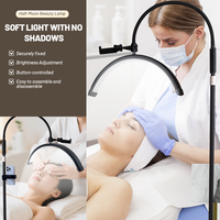 Lampes de sol professionnelles de beauté TUOlUN, lampe de lune, lampe demi-lune pour extension de cils, anneau lumineux LED pour cils, tatouage