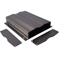 Profilés industriels en alliage d'aluminium Mini PC Boîte de jonction Anodisé Boîtier d'inverseur Corps entier Boîtier d'instrument IP54 Une pièce