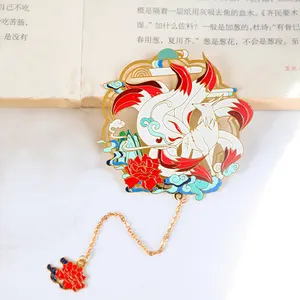 Wholesale Heat Transfer Sublimation Blank Bookmark with Hole and Colorful  Tassels Metal Aluminum DIY Bookmark Manufacturer and Supplier