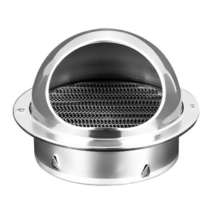 Cache <span class=keywords><strong>de</strong></span> ventilation extérieur sphérique en acier inoxydable 304, coupe-vent, anti-pluie, épaissi, avec <span class=keywords><strong>entrée</strong></span> et sortie <span class=keywords><strong>d</strong></span>'<span class=keywords><strong>air</strong></span> - Product Image 1