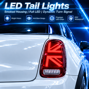 Per F55 F56 F57 2014-2023 Nuovo Sistema di Fari Posteriori a <span class=keywords><strong>LED</strong></span> Retrofit Lente Trasparente Plug & Play Alta Qualità 12V 6000K 36W Impermeabile OEM - Product Image 3