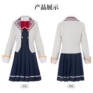 เรดแมนอะนิเมะเอลลี่ชุดนักเรียนคอสเพลย์เครื่องแต่งกายชุดเต็ม - Product Image 2