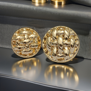 <strong>Custom</strong> Made Braided Copper <strong>Buttons</strong> for Suit Jackets Flatback Spring Snap in 15mm and 23mm Sizes <strong>Printed</strong> <strong>Decorations</strong> - Product Image 5