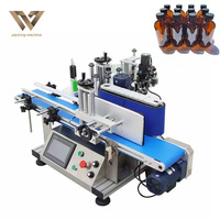 Machine d'étiquetage de bouteilles de bureau, machine d'étiquetage de bouteilles rondes