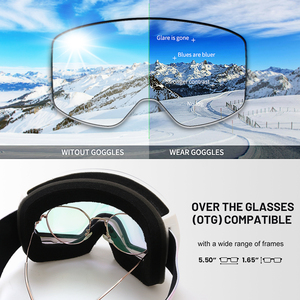 Yijia ऑप्टिकल लोकप्रिय yh709 स्की स्पोर्ट्स आईवियर कस्टम काले या सफेद टीपू फ्रेम ध्रुवीकृत पीसी लेंस स्की गॉगल - Product Image 3