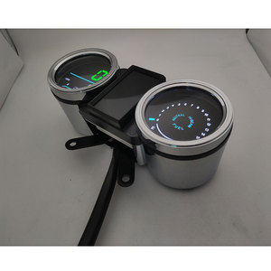 <span class=keywords><strong>Daelim</strong></span> WY125 CG125 GN125新款摩托车改装仪表发光二极管铁壳多功能机械风格速度电压 - Product Image 6