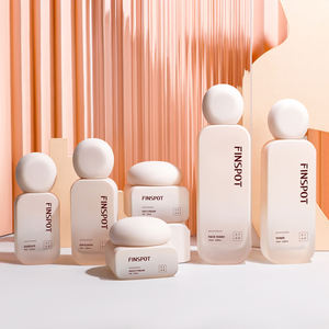 Wholesale Free Sample Empty Flat Square Cosmetic Glass <strong>Bottles</strong> And Jars Sets 30ml 50ml 100ml Luxury Skincare Packaging <strong>Bottles</strong> - Product Image 2