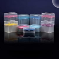Boîte à micro-pailles en PP pour instruments de laboratoire, pour le stockage de tubes, 96 puits, OEM