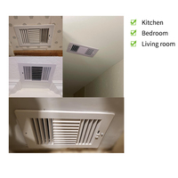 Grille d'aération en acier HVAC Grilles d'aération de plafond en métal avec amortisseur