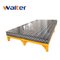 Table de soudage 3D en fonte de précision, robuste et résistante à l'usure, avec pinces et dispositifs de fixation pour l'industrie