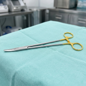 Stainless Steel Heaney Needle <b>Holder</b> Manual CE Certified Surgical Instrument Class I For Operating Room Use By GS - Product Image 6