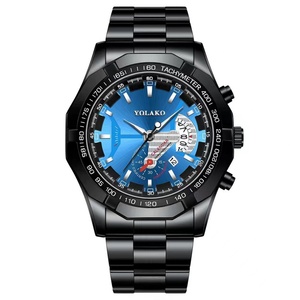Reloj de Cuarzo para Hombre con Esfera Grande, Visualización de Fecha Extra Grande y Correa de Acero Inoxidable - Product Image 3