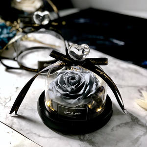 Couvercle en verre à LED Roses <span class=keywords><strong>éternel</strong></span>les Cadeaux d'anniversaire <span class=keywords><strong>de</strong></span> mariage pour femme Cadeau <span class=keywords><strong>de</strong></span> Saint-Valentin enveloppé dans un ruban avec fleur <span class=keywords><strong>éternel</strong></span>le - Product Image 5