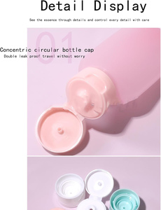 Custom Printed 200ML Eco-friendly Soft Silicone <b>Travel</b> <b>Bottle</b> Reusable Shampoo & Lotion Easy Squeeze Portable - Product Image 4
