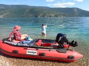 Vente chaude 8 personnes 1.2mm PVC bateau gonflable avec moteur hors-bord plancher en aluminium personnalisé Saturn gonflables <span class=keywords><strong>dériveur</strong></span> - Product Image 6