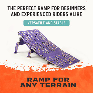 Rampe de saut d'approche pour VTT Rampe réglable pour VTT et <span class=keywords><strong>BMX</strong></span> Débutants à avancée Rampe de vélo légère et portable - Product Image 4