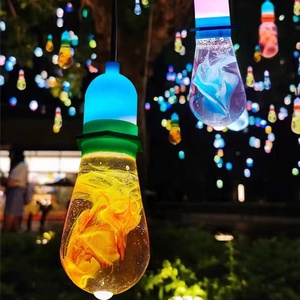 Ngoài trời LED đầy màu sắc có nhu cầu chai đèn công viên cảnh quan treo cây Thủy Tinh Mặt dây đèn cảnh đêm trang trí ánh sáng - Product Image 5