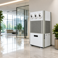 Climatiseur industriel sur pied à économie d'énergie 10 CV, à jet longue portée, pour usage commercial, double refroidissement eau-air, usine OEM