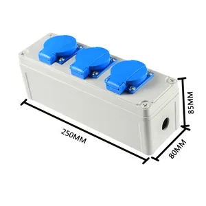 1 way waterproof socket box distribution board industrial IP55 swith sockets