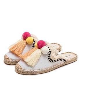 Populaire Chanvre Corde Semelle Femmes Espadrilles Plates Pantoufles Approvisionnement D'usine Personnaliser Chaussures - Product Image 4