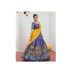 프리미엄 품질 인도 파키스탄 의류 완전 스티치 여성 Lehnga Choli 인도에서 도매 가격으로 제공