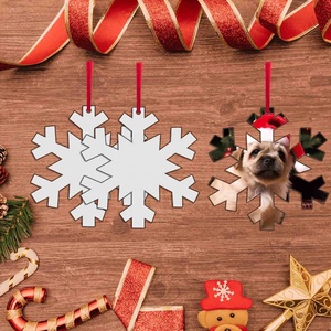 Adornos navideños impresos por sublimación, espacios en blanco, MDF, transferencia de calor a granel, productos de adorno conmemorativo, modelo LS428 - Product Image 4