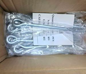 Boulons à crochet galvanisés haute résistance, tiges filetées SS304/Q235, diamètre 8 mm, ressorts personnalisables, pliage de fil sur mesure - Product Image 4