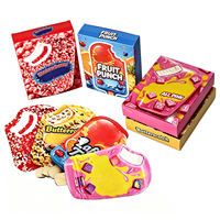 Sacs Mylar Exotiques Personnalisés à Forme Spéciale Découpée, Impression Personnalisée, 3,5g, avec Boîte de Présentation, Ensemble d'Emballage Plastique Anti-Odeur