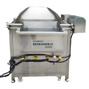 Autometic Continous Oil Water Fryer Gas Or Electric Deep Fryer For French Fries Chicken 200L Fast Food Machine